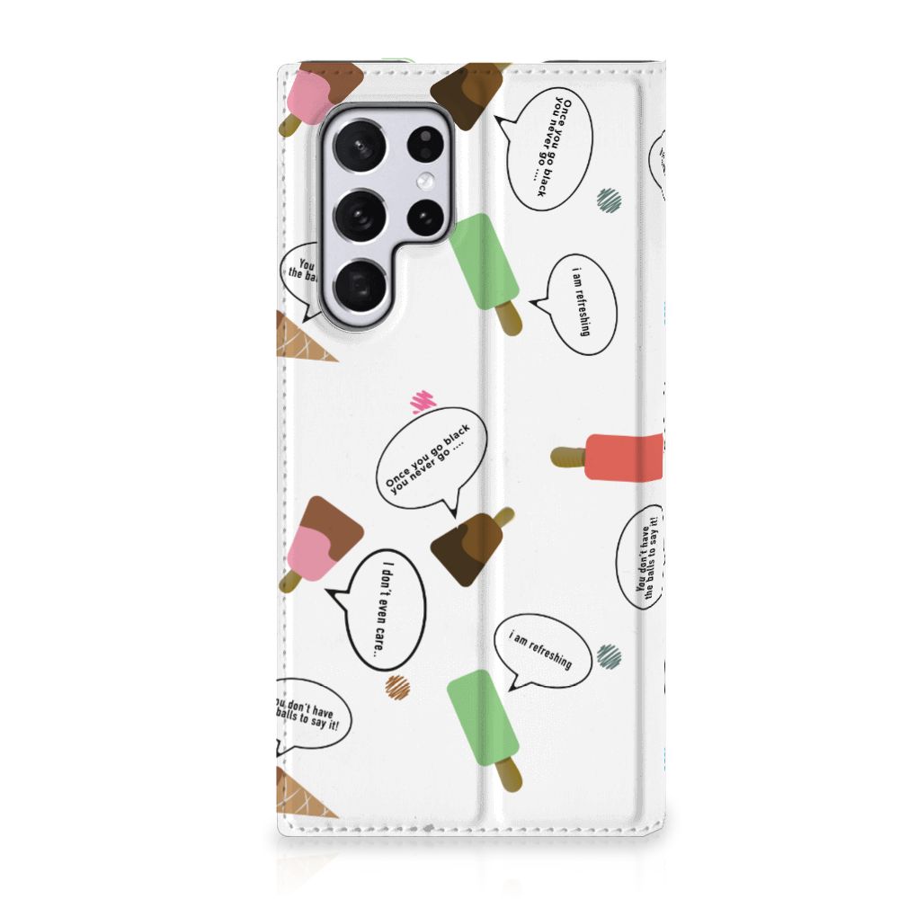 Samsung Galaxy S22 Ultra Flip Style Cover IJsjes - B2C Telecom