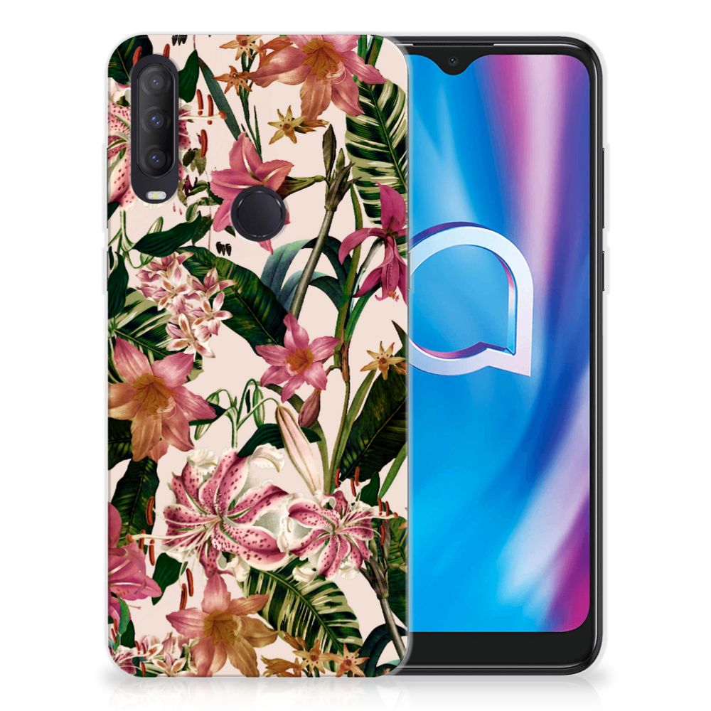 Alcatel 1S (2020) TPU Case Flowers
