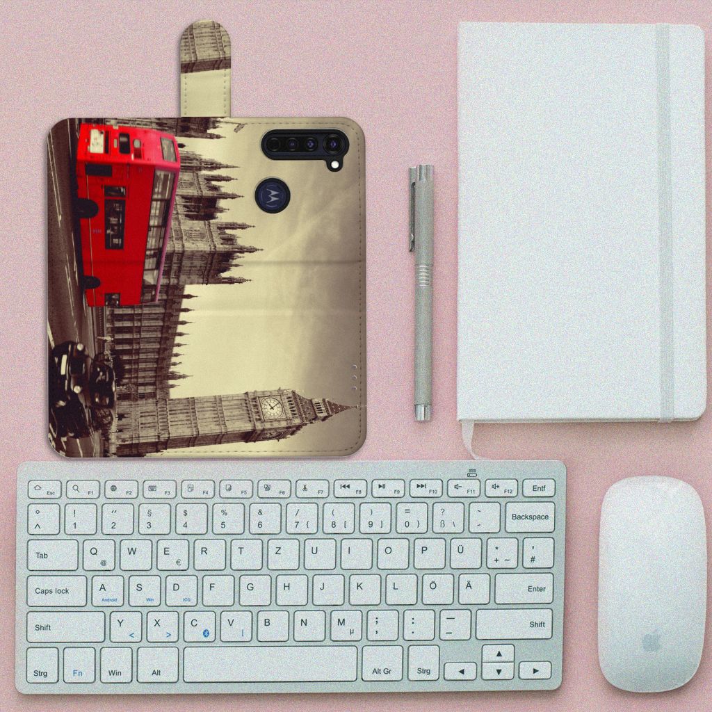 Motorola Moto G Pro Flip Cover Londen