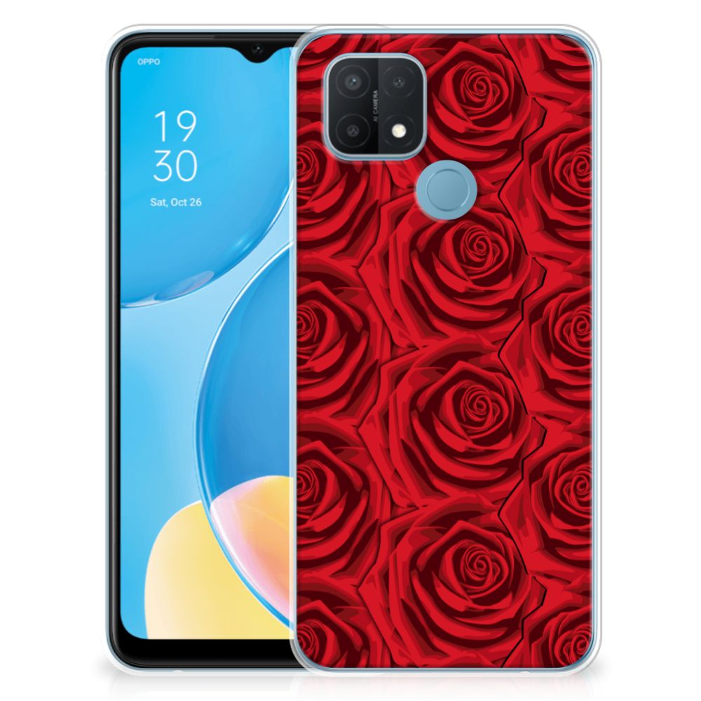 OPPO A15 TPU Case Red Roses B2C Telecom