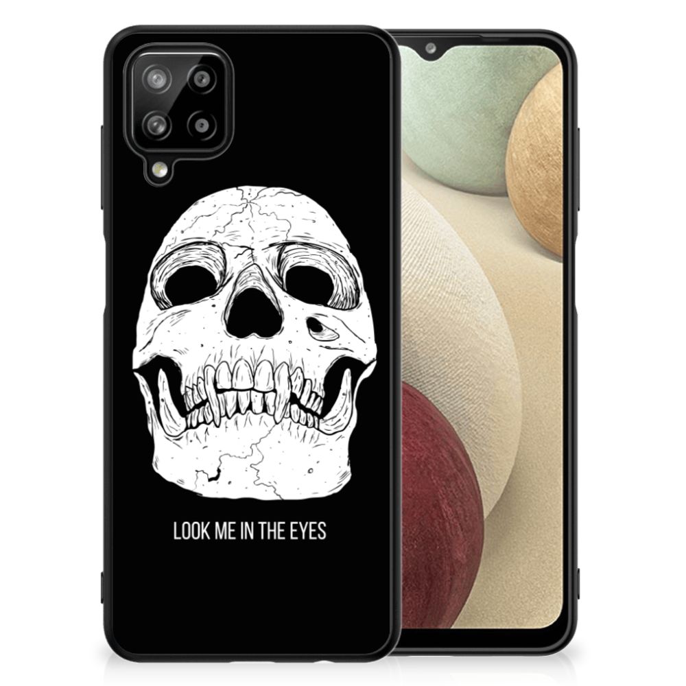 Telefoonhoesje Samsung Galaxy A12 Skull Eyes