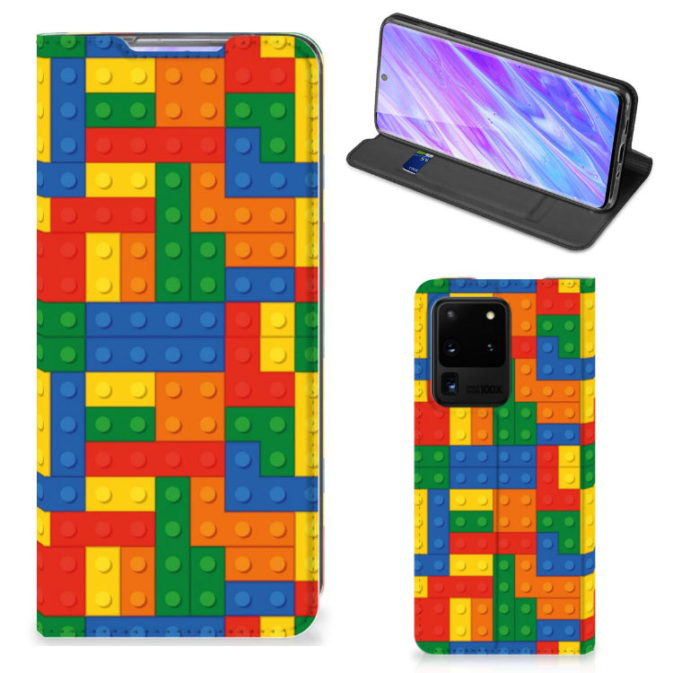 Samsung Galaxy S20 Ultra Hoesje met Magneet Blokken