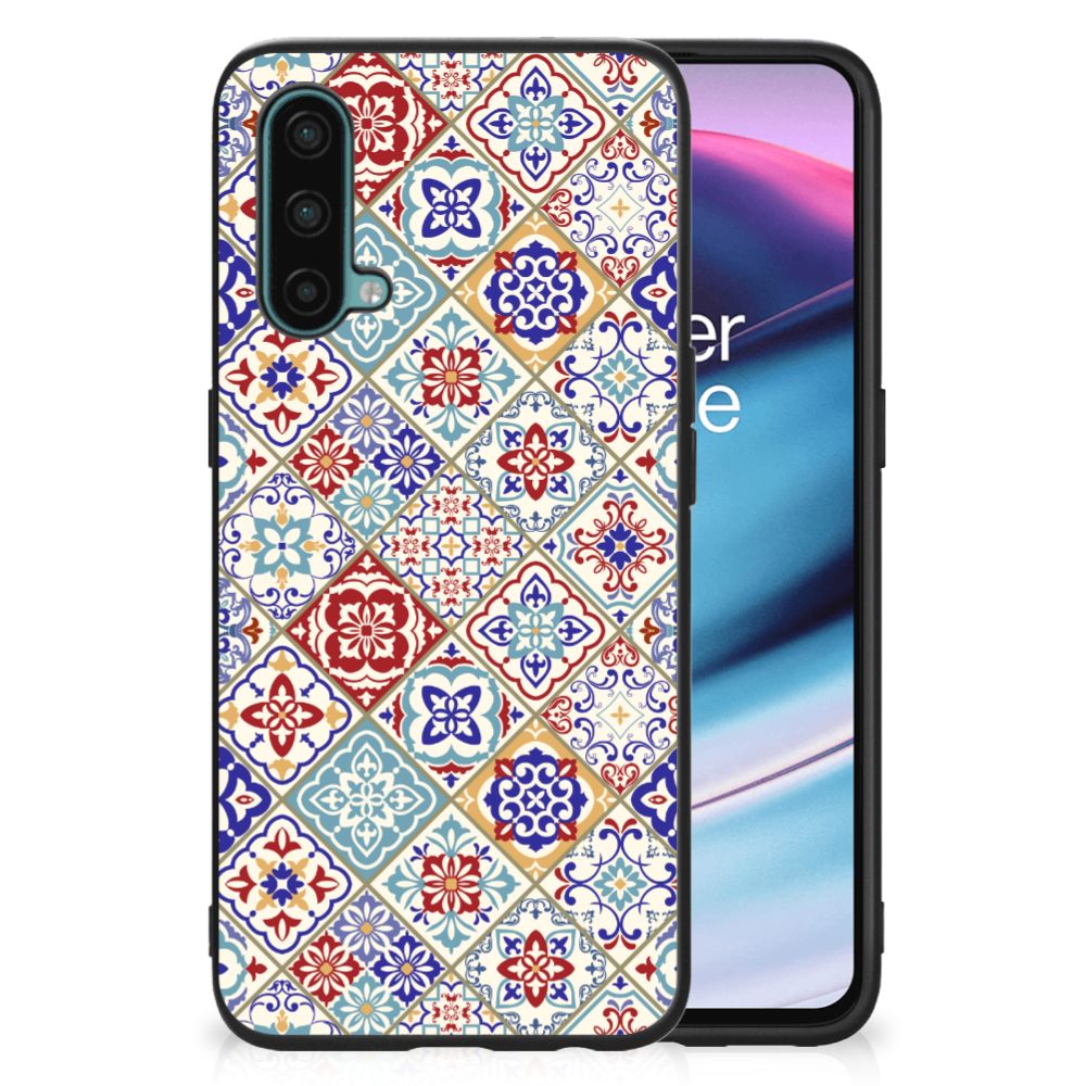 OnePlus Nord CE 5G Marmeren Print Telefoonhoesje Tiles Color B2C Telecom