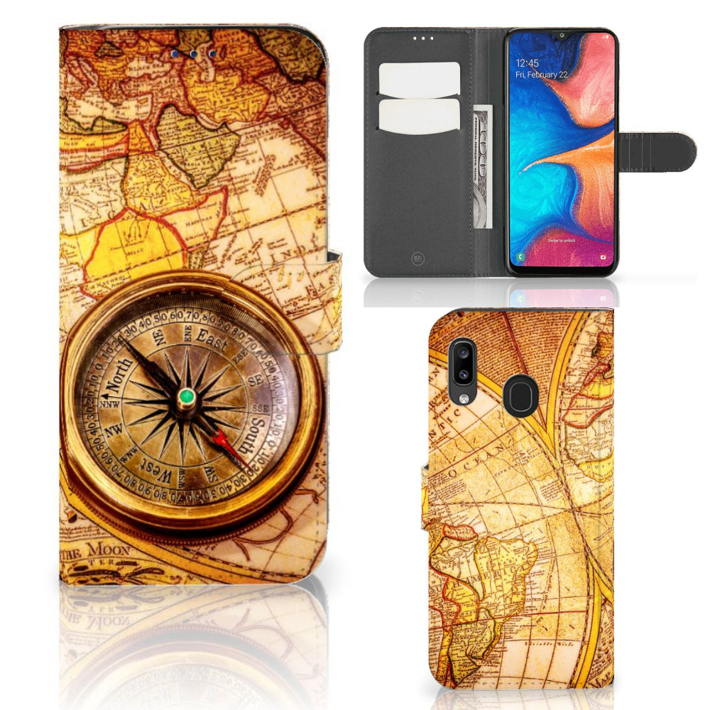 Samsung Galaxy A30 Flip Cover Kompas