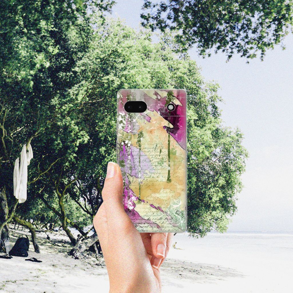 Hoesje maken Google Pixel 6A Letter Painting B2C Telecom