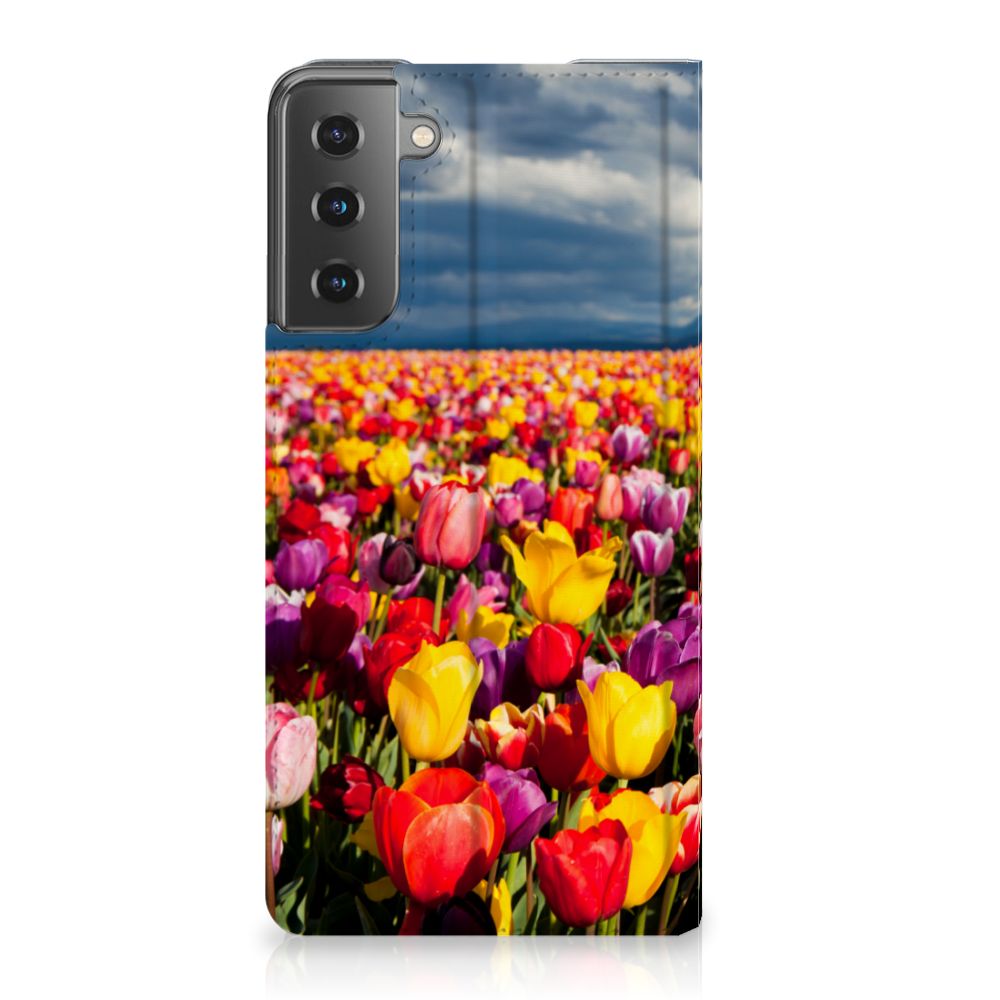 Samsung Galaxy S21 Plus Smart Cover Tulpen - B2C Telecom