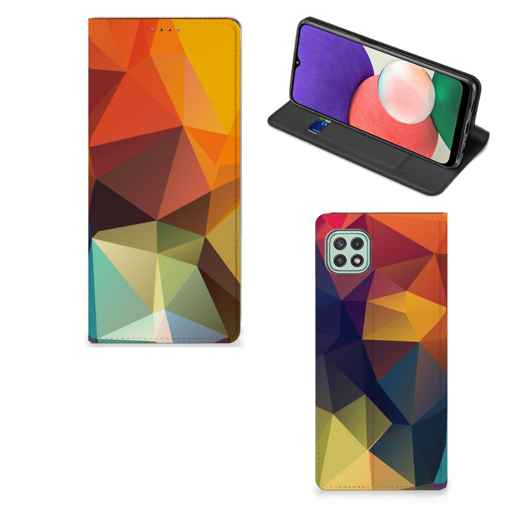 Samsung Galaxy A22 5G Stand Case Polygon Color - B2C Telecom