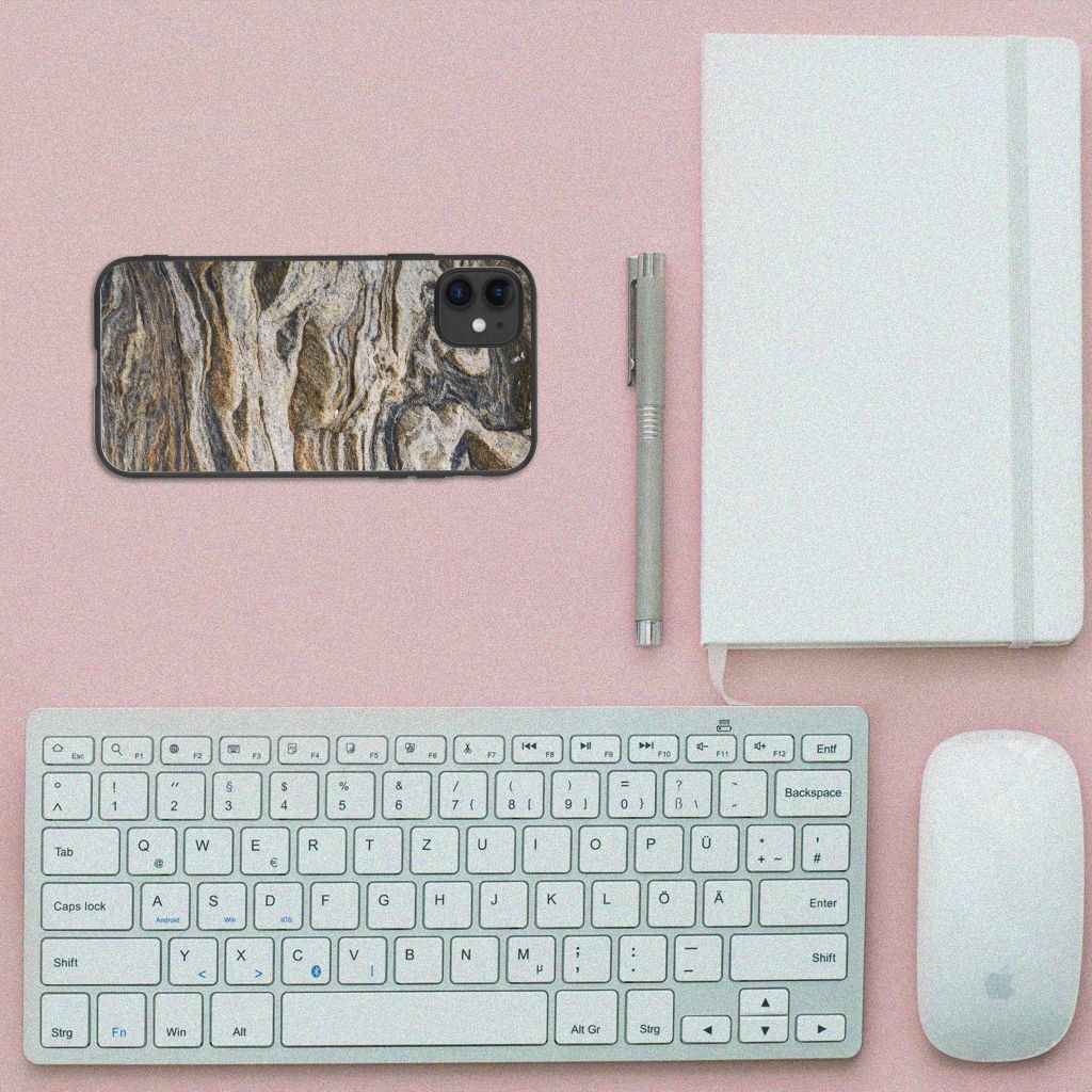 iPhone 11 Marmeren Print Telefoonhoesje Steen B2C Telecom