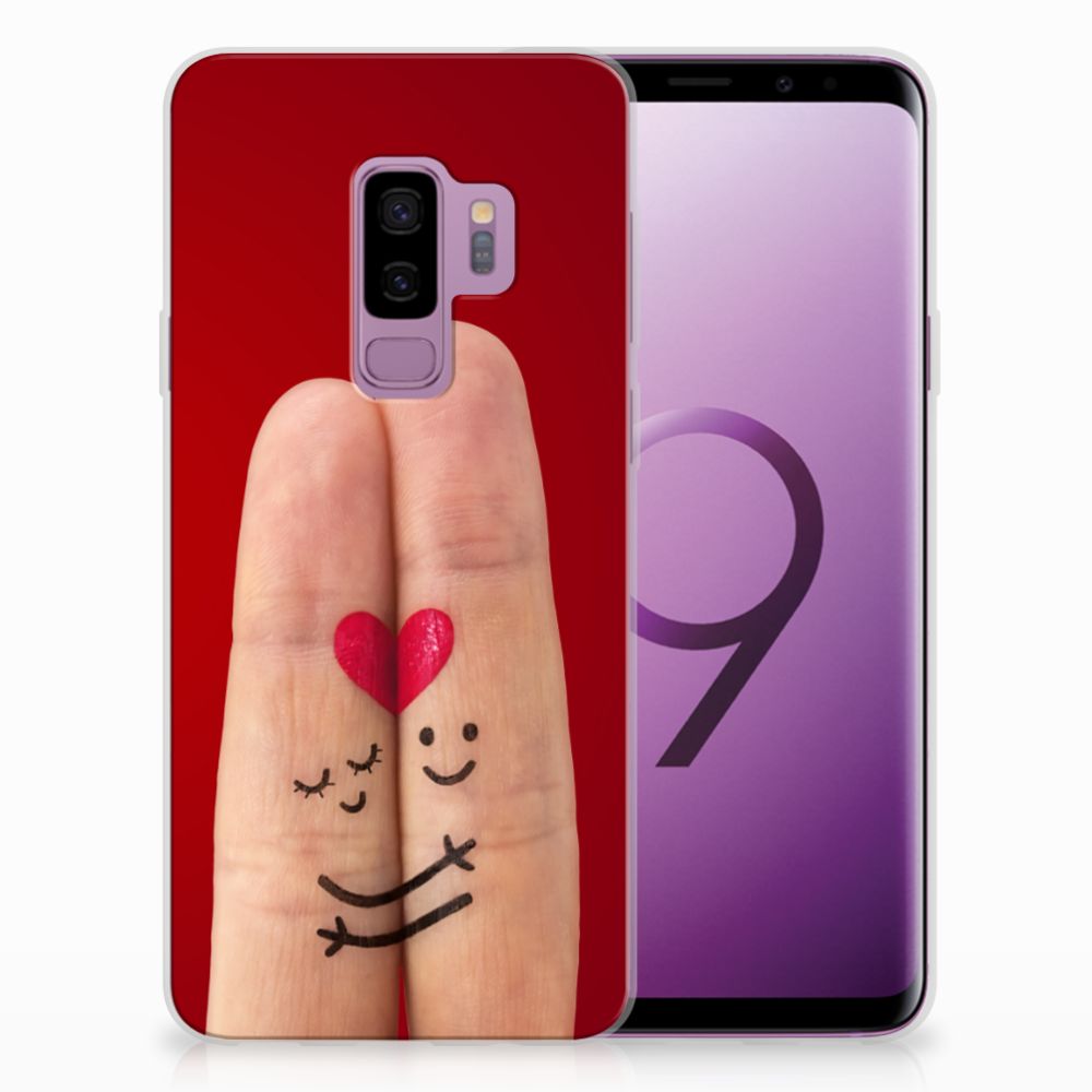 Samsung Galaxy S9 Plus Silicone Back Cover Liefde - Origineel Romantisch Cadeau