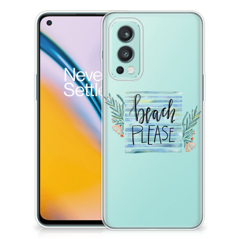 OnePlus Nord 2 5G Telefoonhoesje met Naam Boho Beach