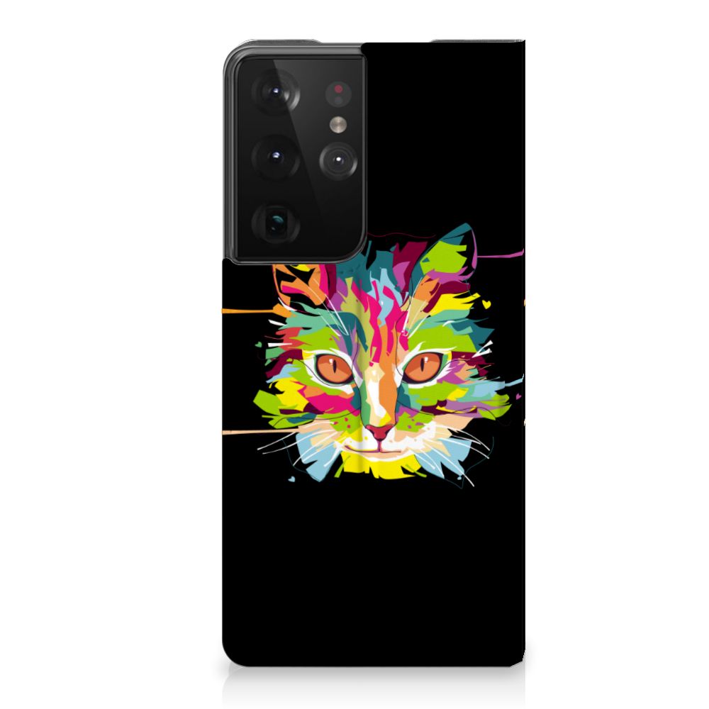 Samsung Galaxy S21 Ultra Magnet Case Cat Color - B2C Telecom