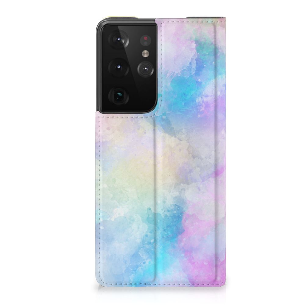 Bookcase Samsung Galaxy S21 Ultra Watercolor Light - B2C Telecom