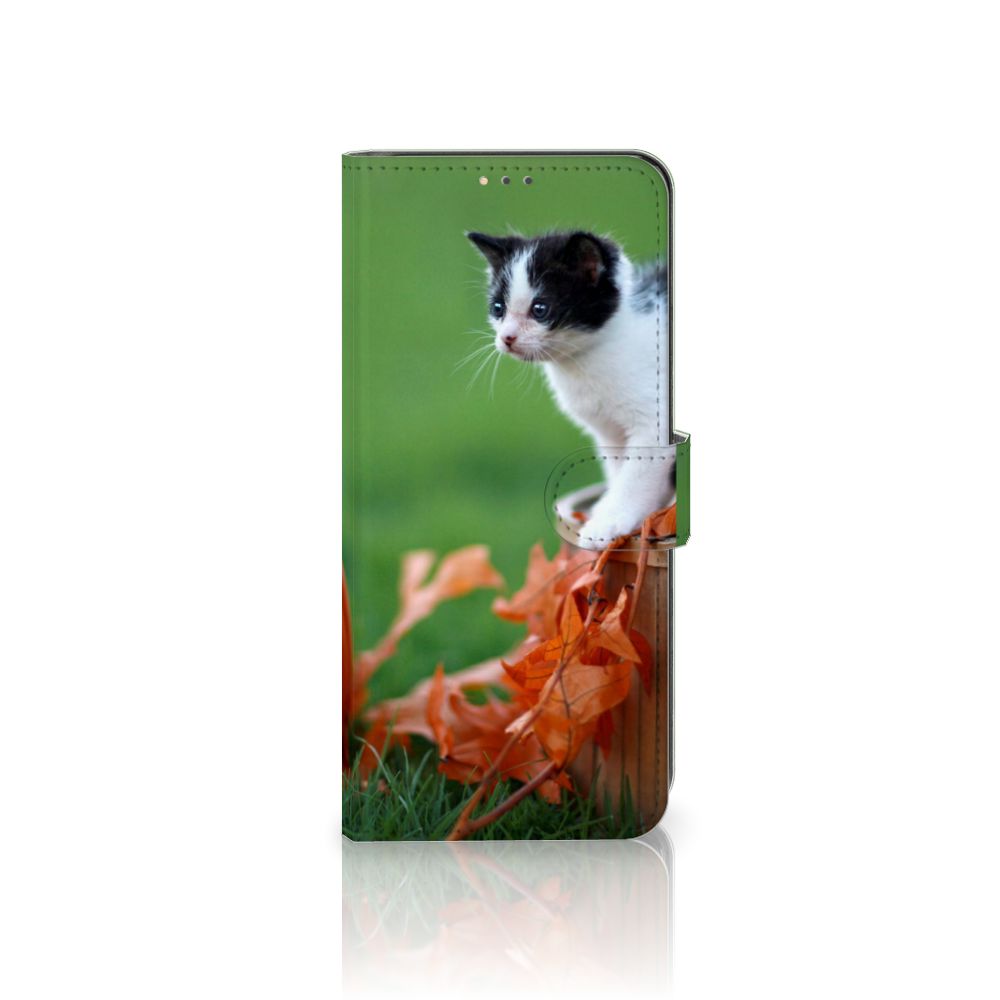 Nokia 5.3 Telefoonhoesje met Pasjes Kitten