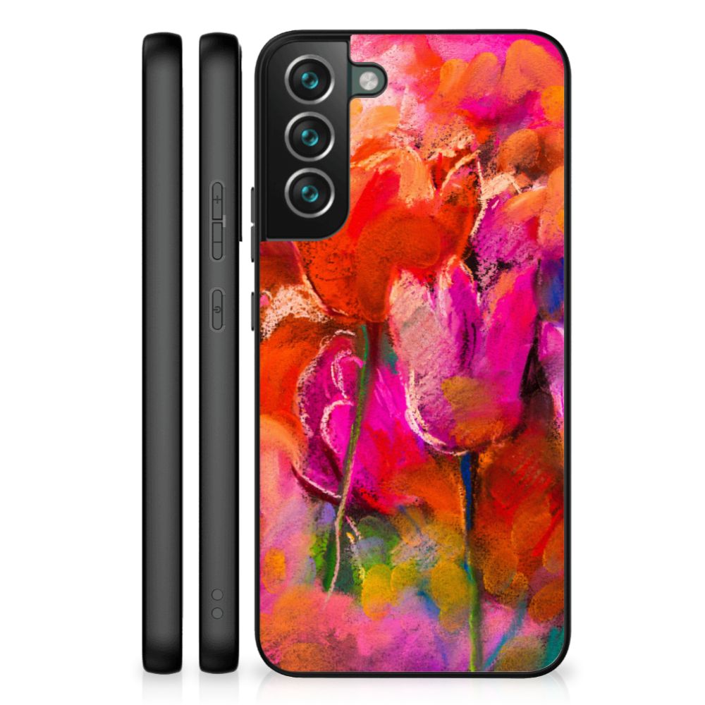 Kleurrijke Telefoonhoesje Samsung Galaxy S22 Plus Tulips B2C Telecom