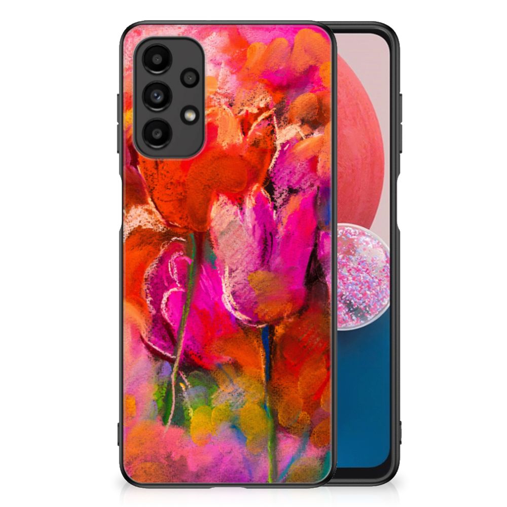 Kleurrijke Telefoonhoesje Samsung Galaxy A13 4G Tulips B2C Telecom