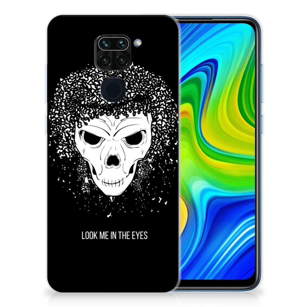 Silicone Back Case Xiaomi Redmi Note9 Skull Hair B2C Telecom