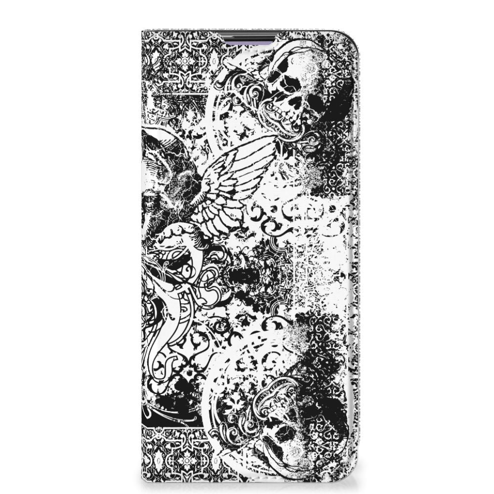 Mobiel BookCase OnePlus Nord CE 5G Skulls Angel - B2C Telecom