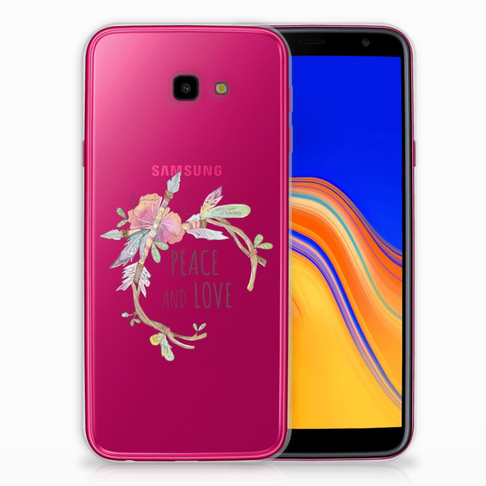 Samsung Galaxy J4 Plus (2018) Telefoonhoesje met Naam Boho Text