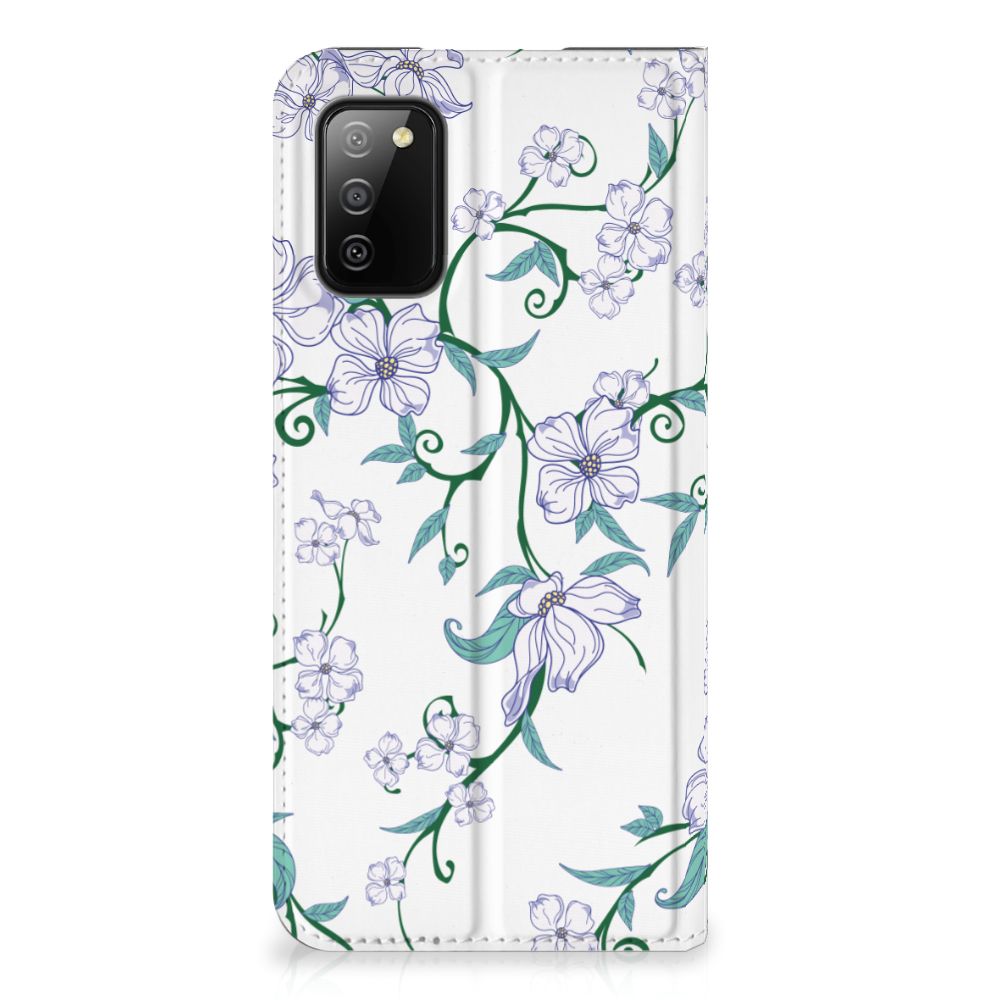 Samsung Galaxy M02s | A02s Uniek Smart Cover Blossom White - B2C Telecom
