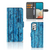Samsung Galaxy A73 5G Book Style Case Wood Blue