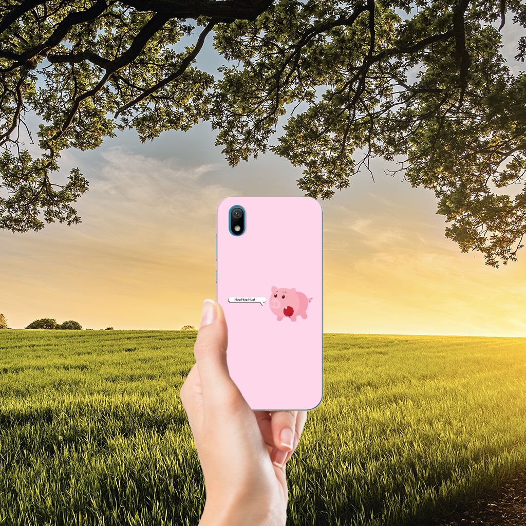 Huawei Y5 (2019) Telefoonhoesje met Naam Pig Mud