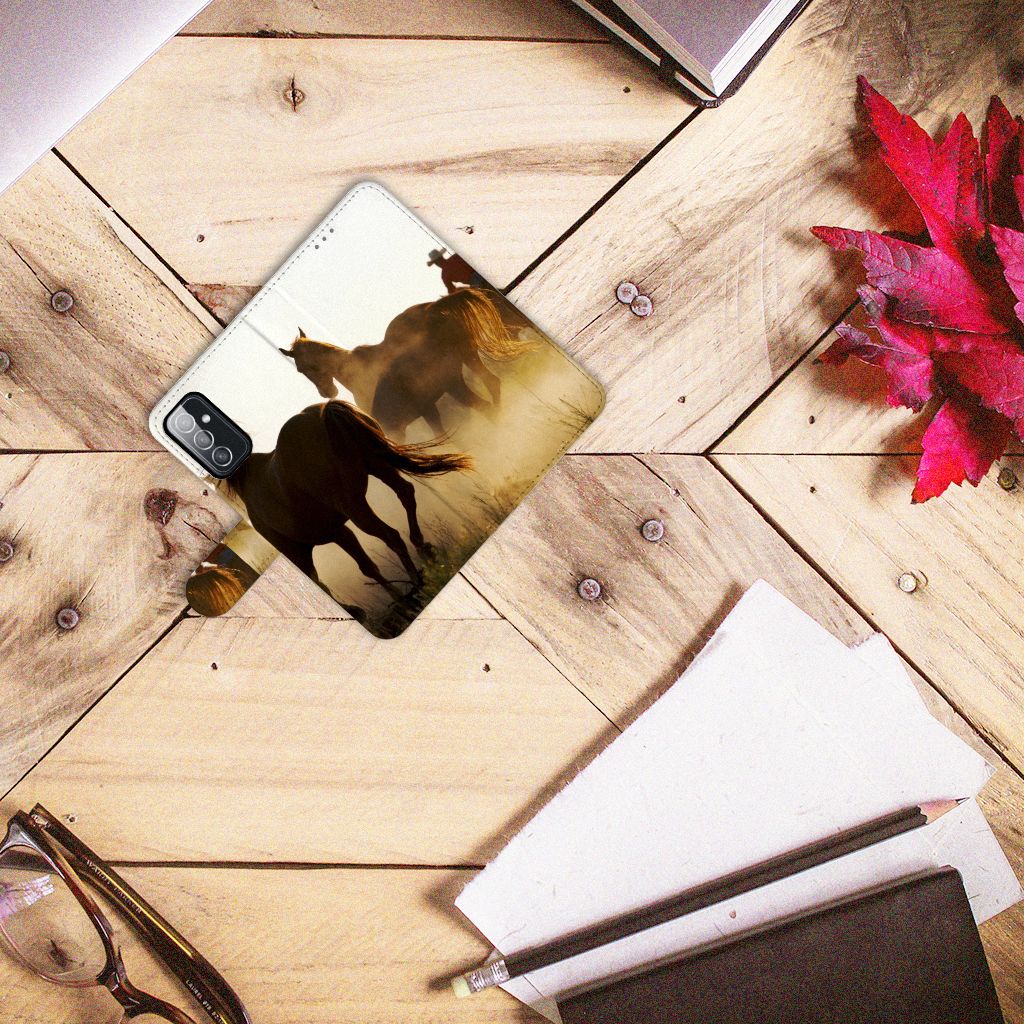 Samsung Galaxy M52 Telefoonhoesje met Pasjes Design Cowboy
