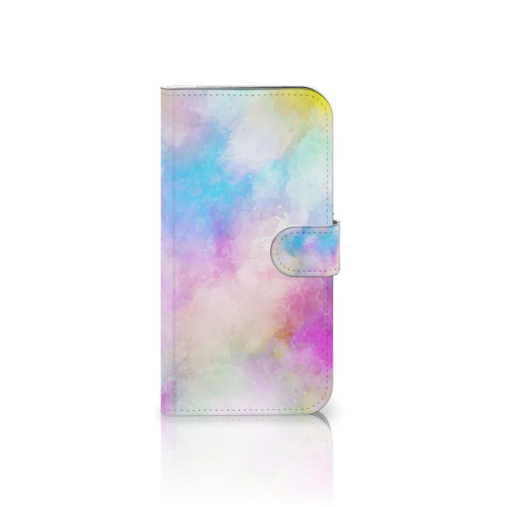 Hoesje iPhone 16 Plus Watercolor Light met pastelkleuren en een unieke watercolor uitstraling.