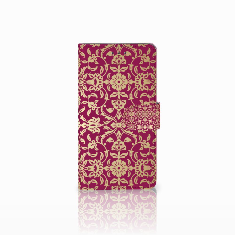 Wallet Case Samsung Galaxy J7 2016 Barok Pink