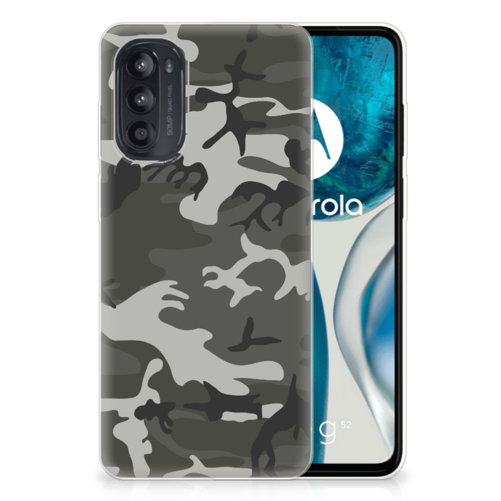 Motorola Moto G52/G82 TPU bumper Army Light