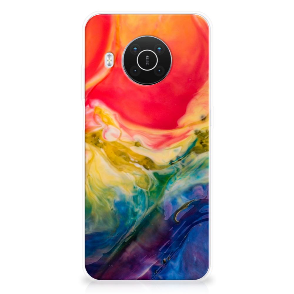 Hoesje maken Nokia X10 | X20 Watercolor Dark