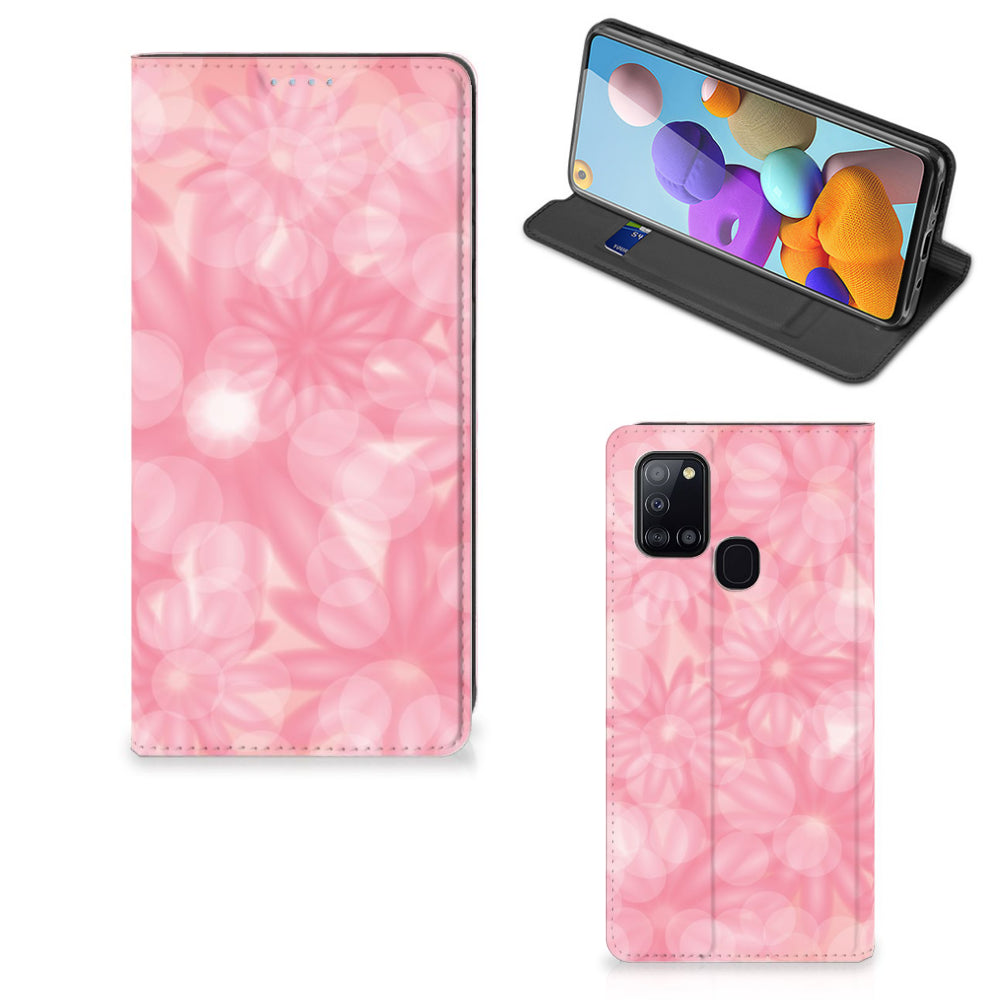 Samsung Galaxy A21s Smart Cover Spring Flowers