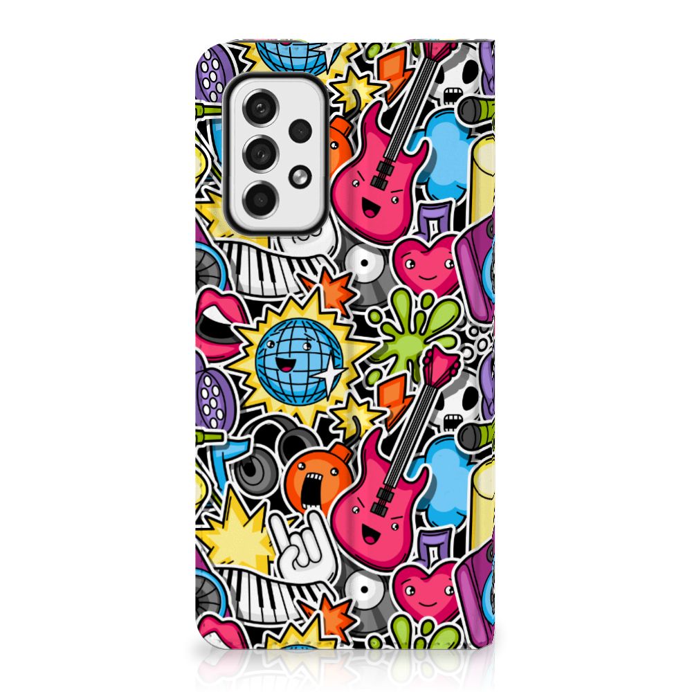 Samsung Galaxy A73 Hippe Standcase Punk Rock - B2C Telecom