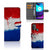 Motorola Moto E20 | E30 | E40 Bookstyle Case Nederland met design van de Nederlandse vlag en ruimte voor pasjes.