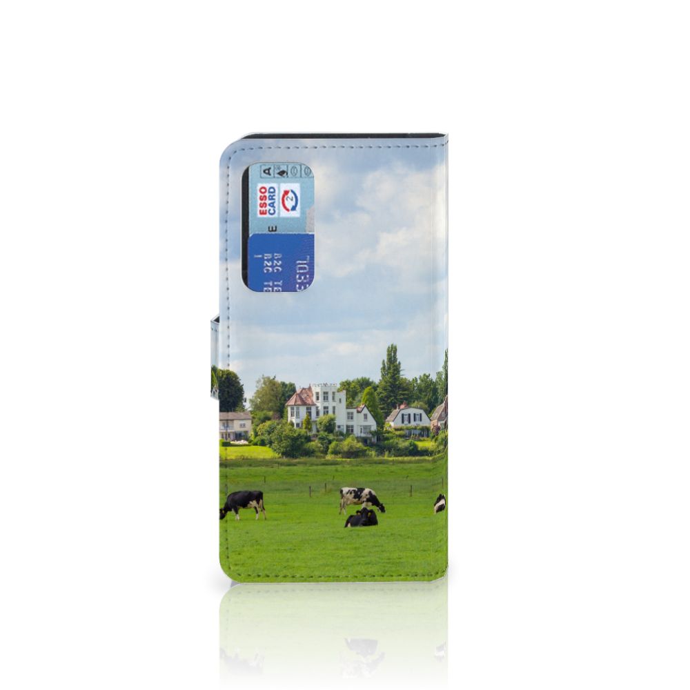 Huawei P40 Telefoonhoesje met Pasjes Koeien