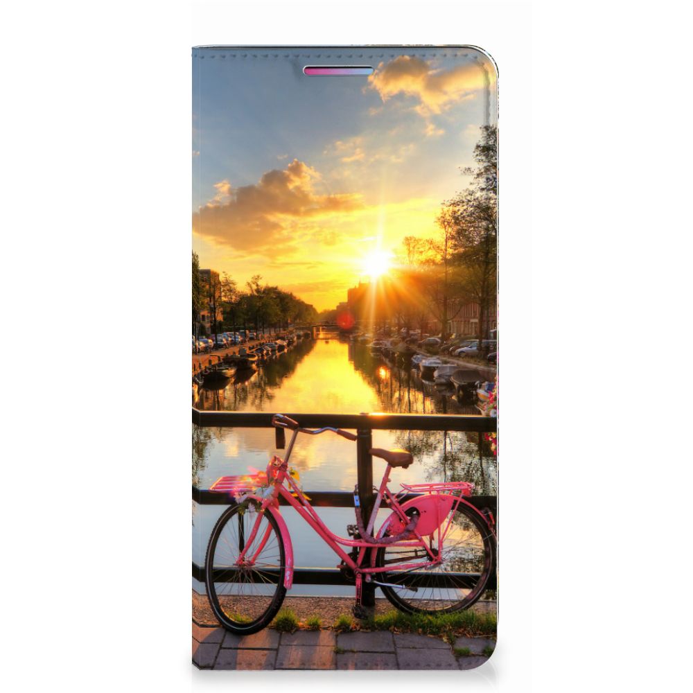 Motorola Moto G60s Book Cover Amsterdamse Grachten - B2C Telecom