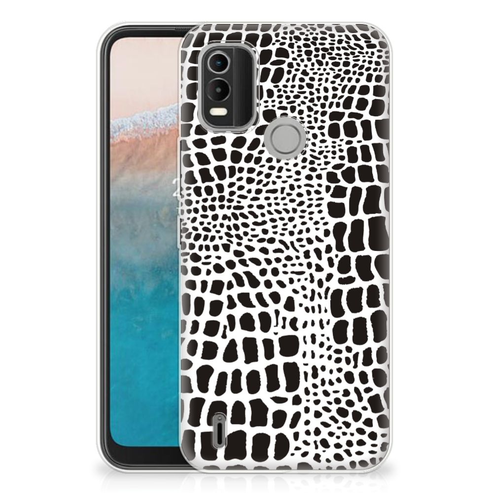 Nokia C21 Plus TPU Hoesje Slangenprint