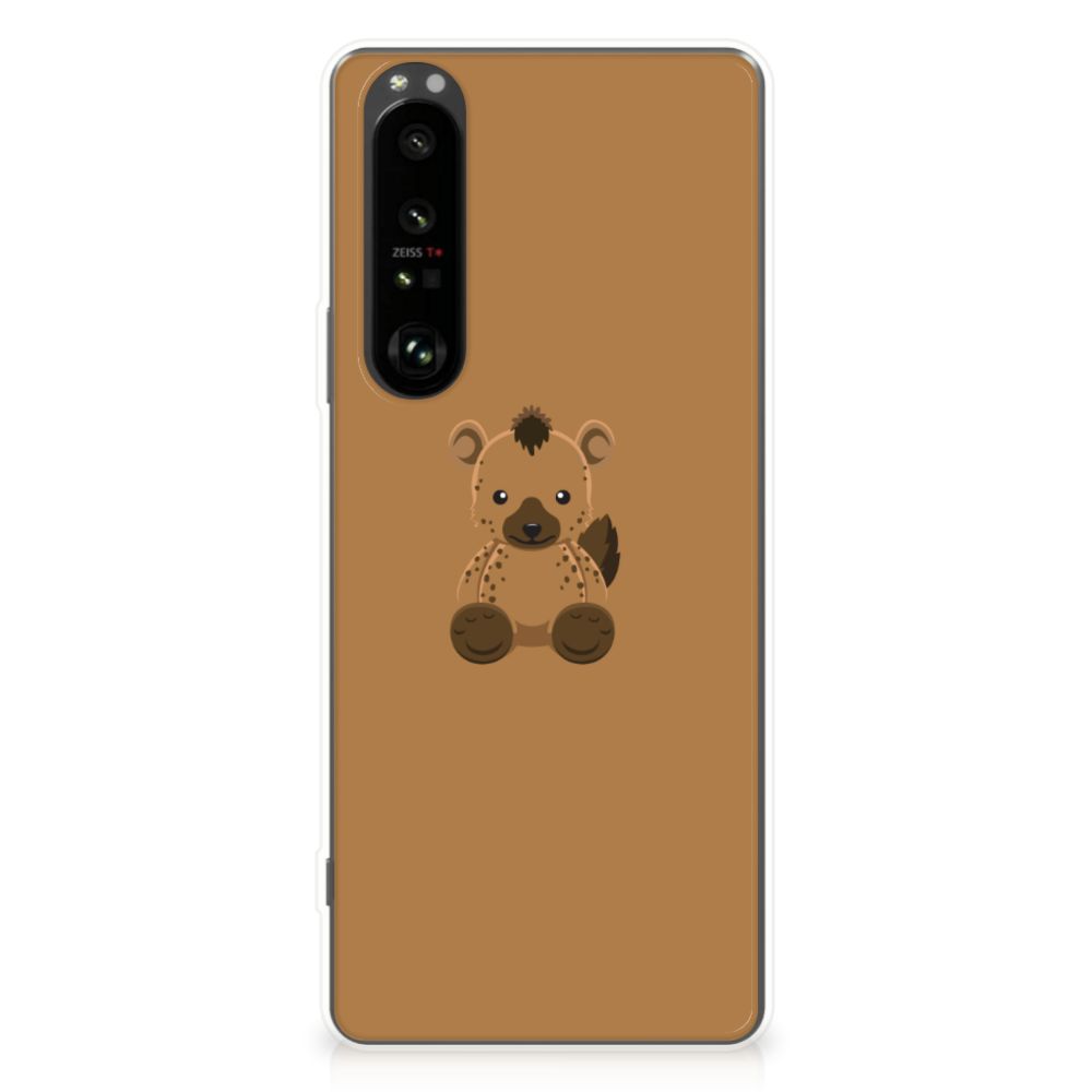 Sony Xperia 1 III Telefoonhoesje met Naam Baby Hyena B2C Telecom