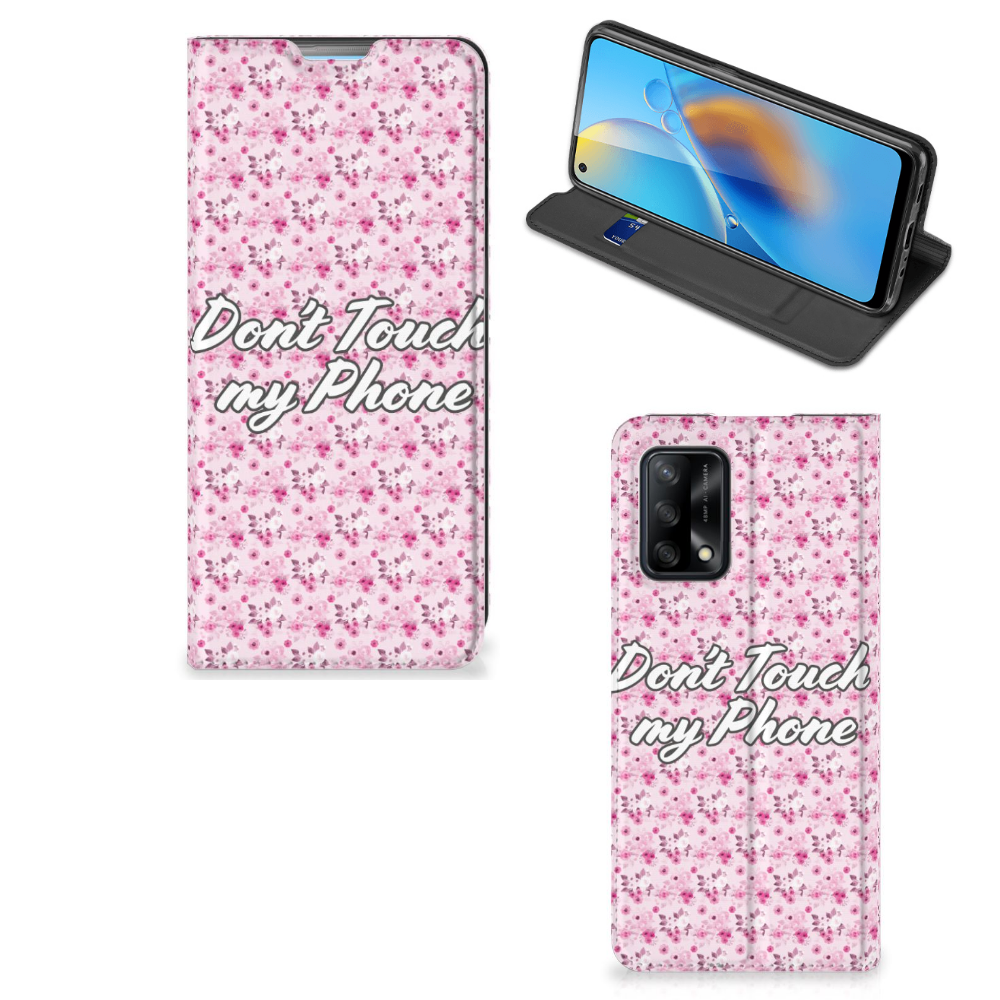 OPPO A74 4G Design Case Flowers Pink DTMP - B2C Telecom