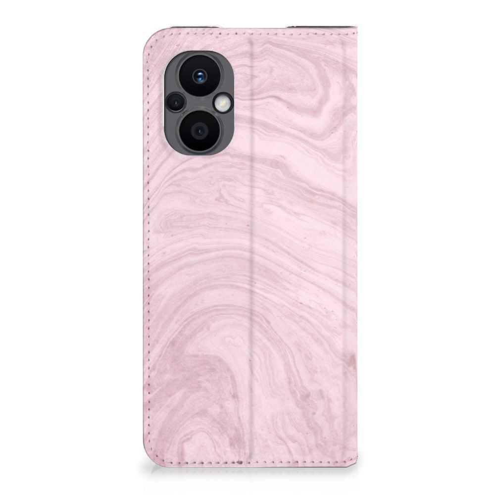 OPPO Reno8 Lite Standcase Marble Pink - Origineel Cadeau Vriendin - B2C Telecom