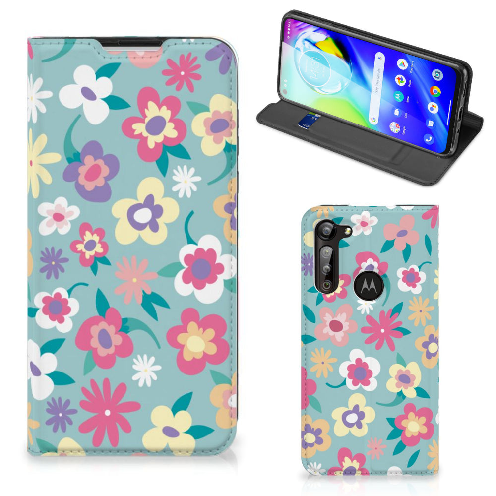 Motorola Moto G8 Power Smart Cover Flower Power