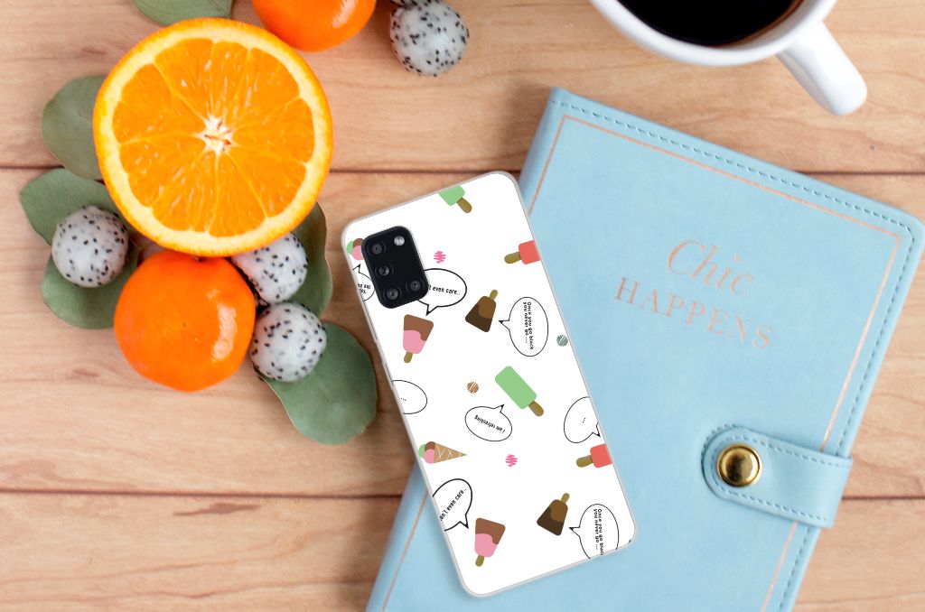 Samsung Galaxy A31 Siliconen Case IJsjes B2C Telecom