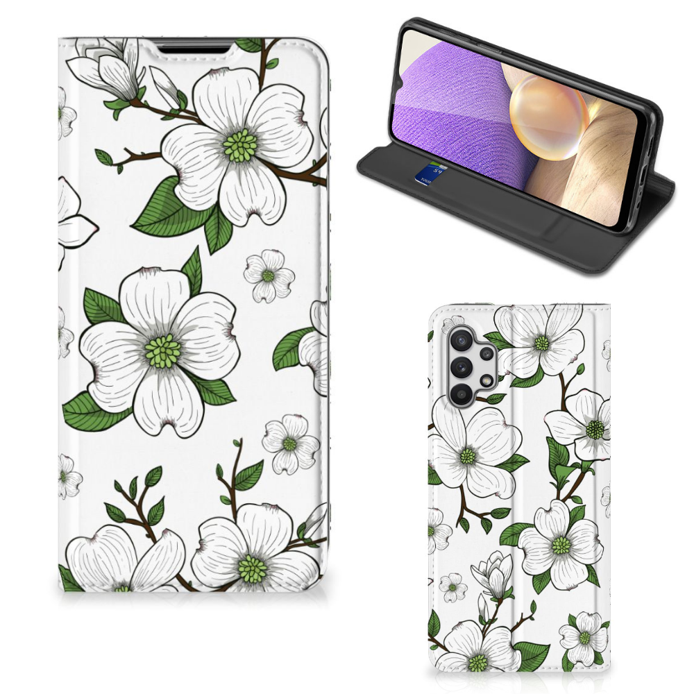 Samsung Galaxy A32 5G Smart Cover Dogwood Flowers - B2C Telecom