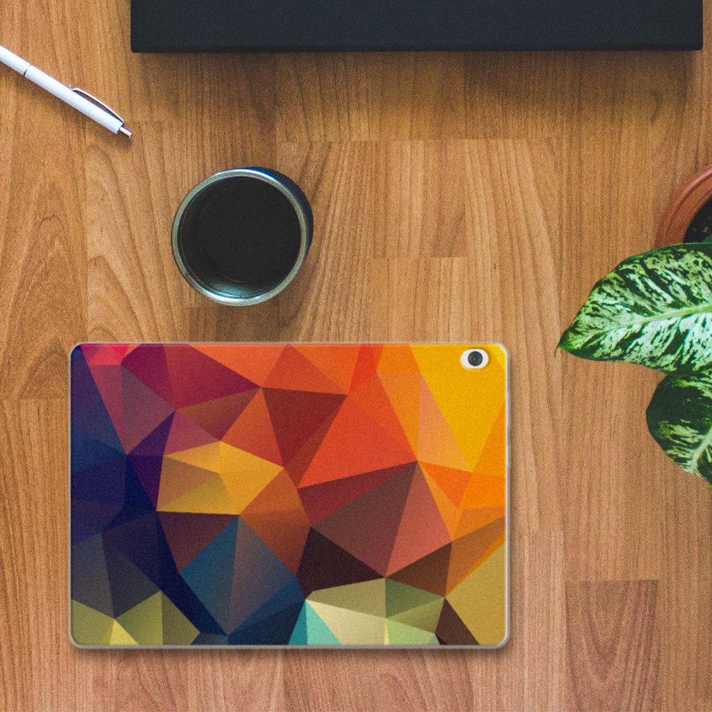 Lenovo Tab M10 Back Cover Polygon Color