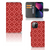 iPhone 13 Mini Telefoon Hoesje Batik Rood