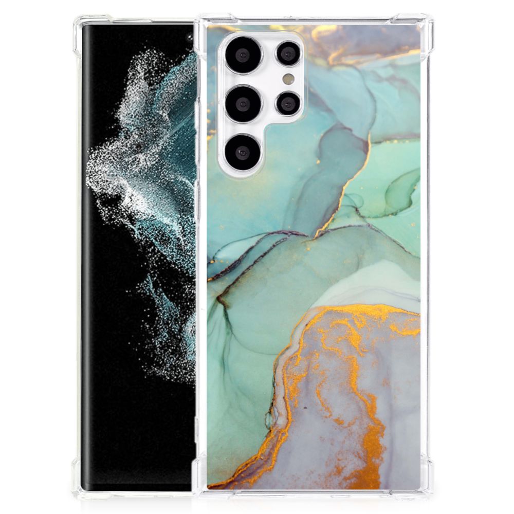 Back Cover voor Samsung Galaxy S22 Ultra Watercolor Mix B2C Telecom