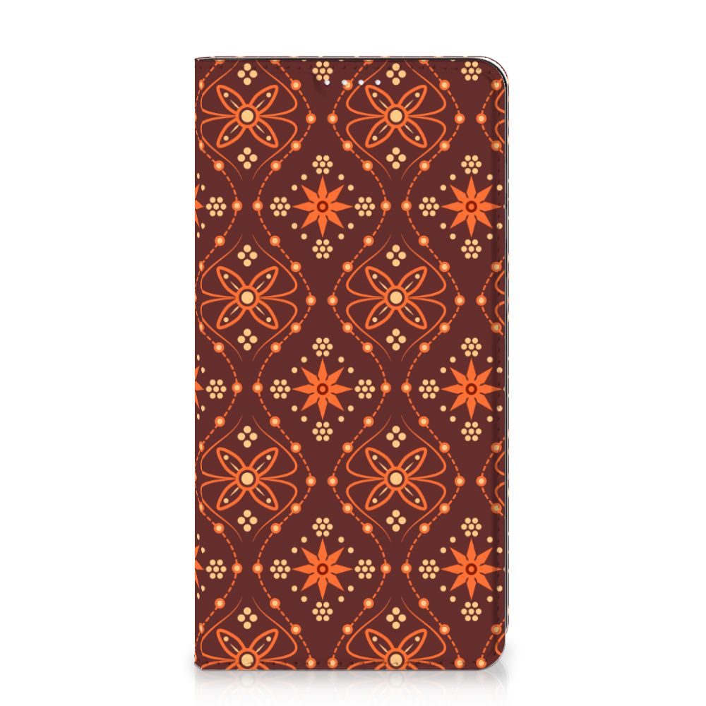 Samsung Galaxy S20 FE Hoesje met Magneet Batik Brown - B2C Telecom