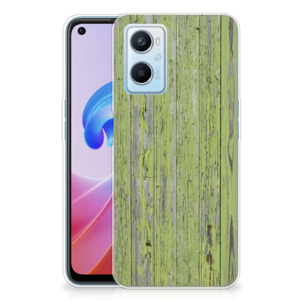 OPPO A96 | OPPO A76 Bumper Hoesje Green Wood B2C Telecom