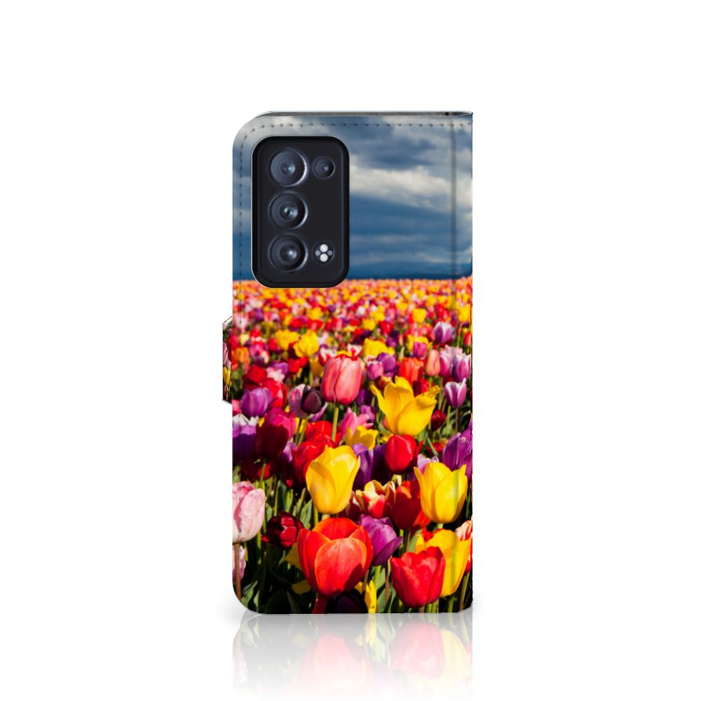 OPPO Reno 6 Pro Plus 5G Hoesje Tulpen