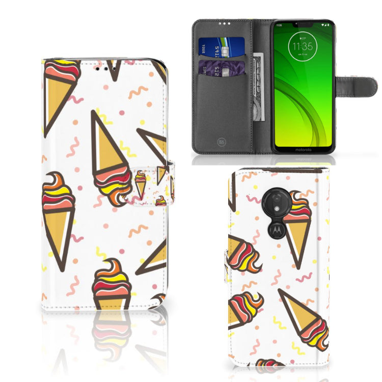 Motorola Moto G7 Power Book Cover Icecream