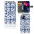 Apple iPhone 13 Hoesje Flower Blue